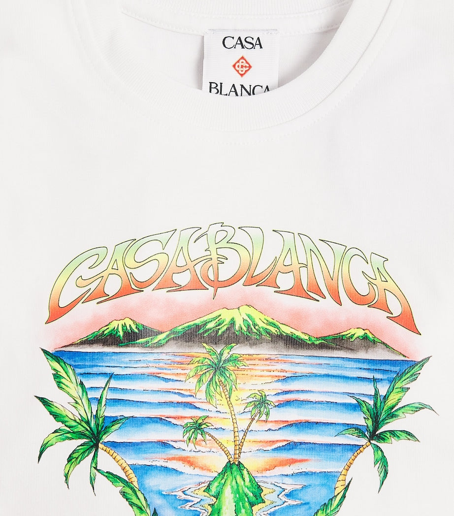 Casablanca Kids Organic Cotton Innocence Triangle T-Shirt (3-14 Years)