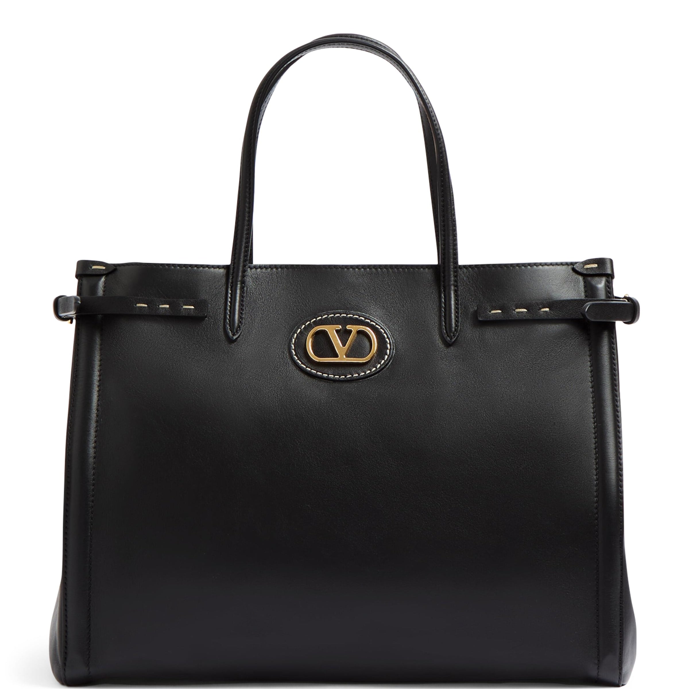 Valentino Garavani Medium Leather Antibes Tote Bag