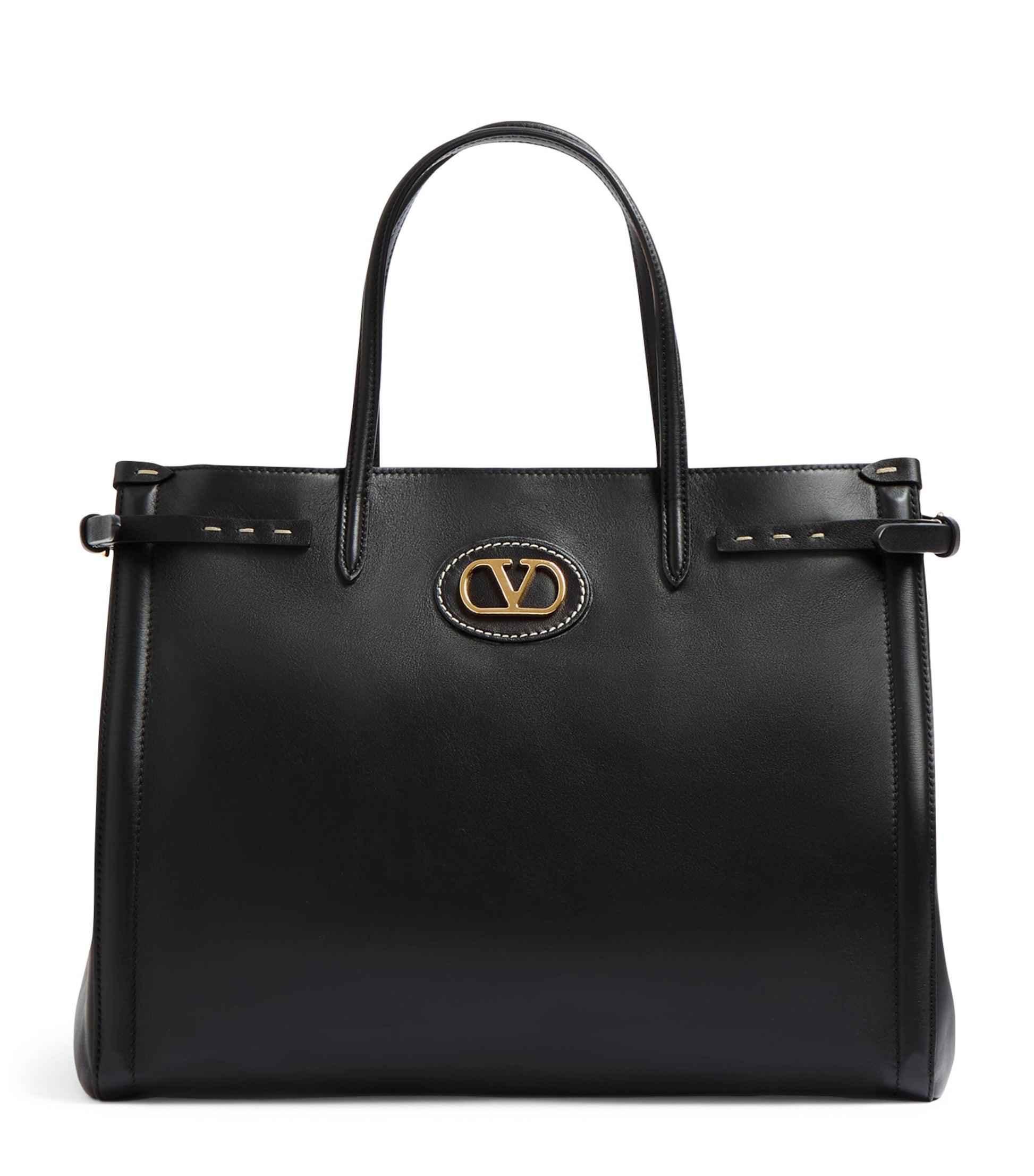 Valentino Garavani Medium Leather Antibes Tote Bag