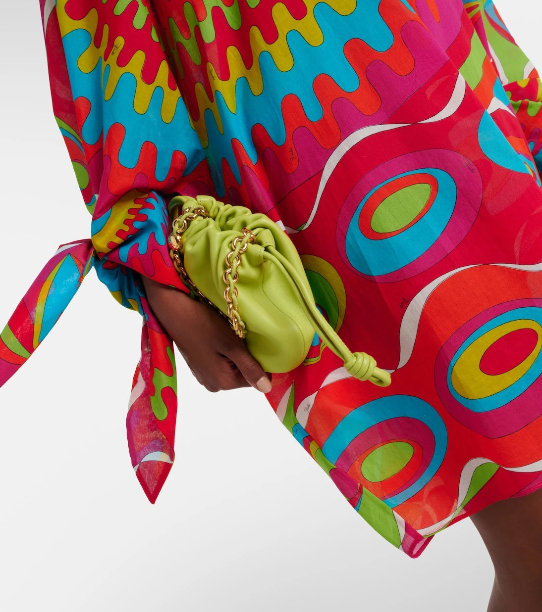 Pucci - Bersaglio baskılı pamuk kaftan