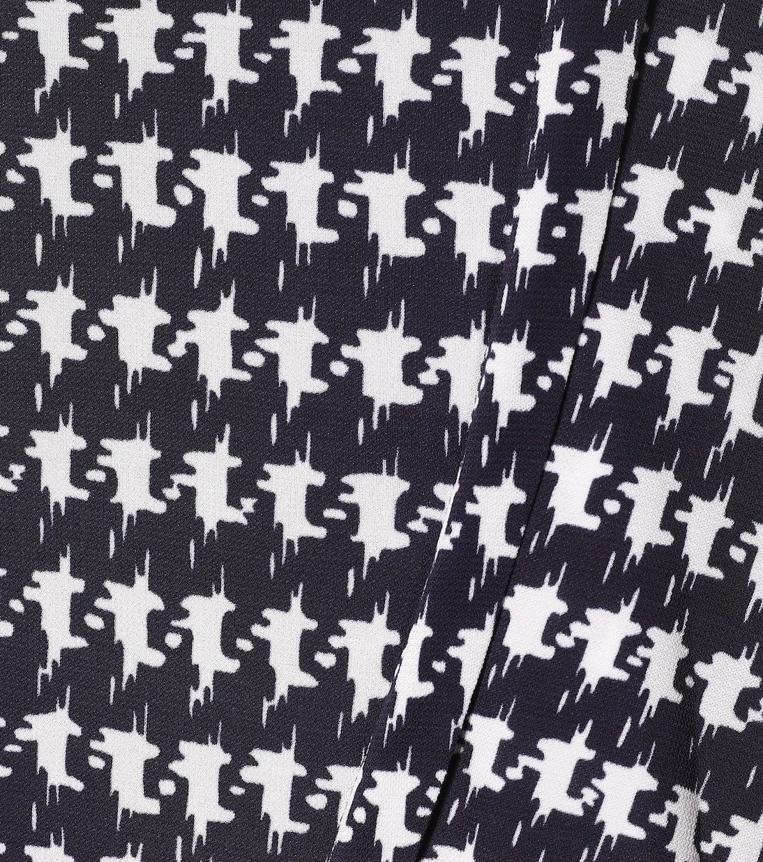Victoria Beckham - Houndstooth midi skirt