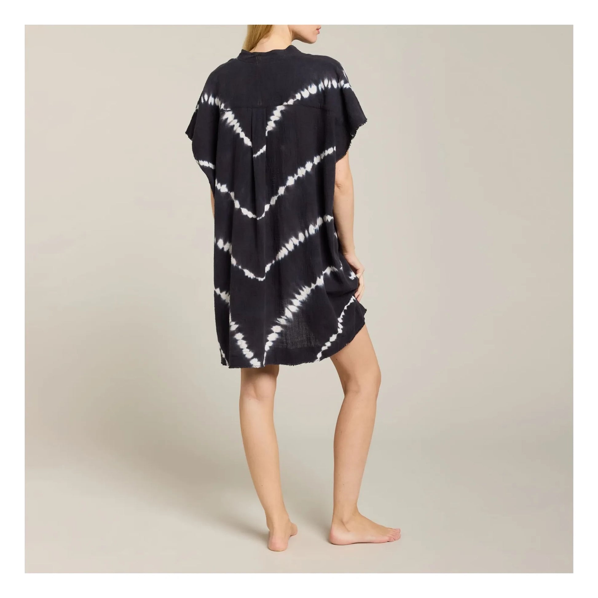 Maison Saint Julien - Propriano Tie &amp; Dye Tunic | Classic navy