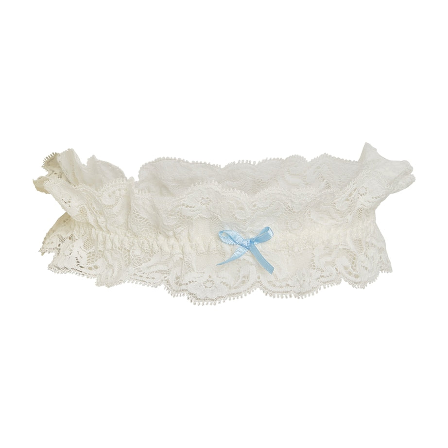 White Kiss of Love Garter