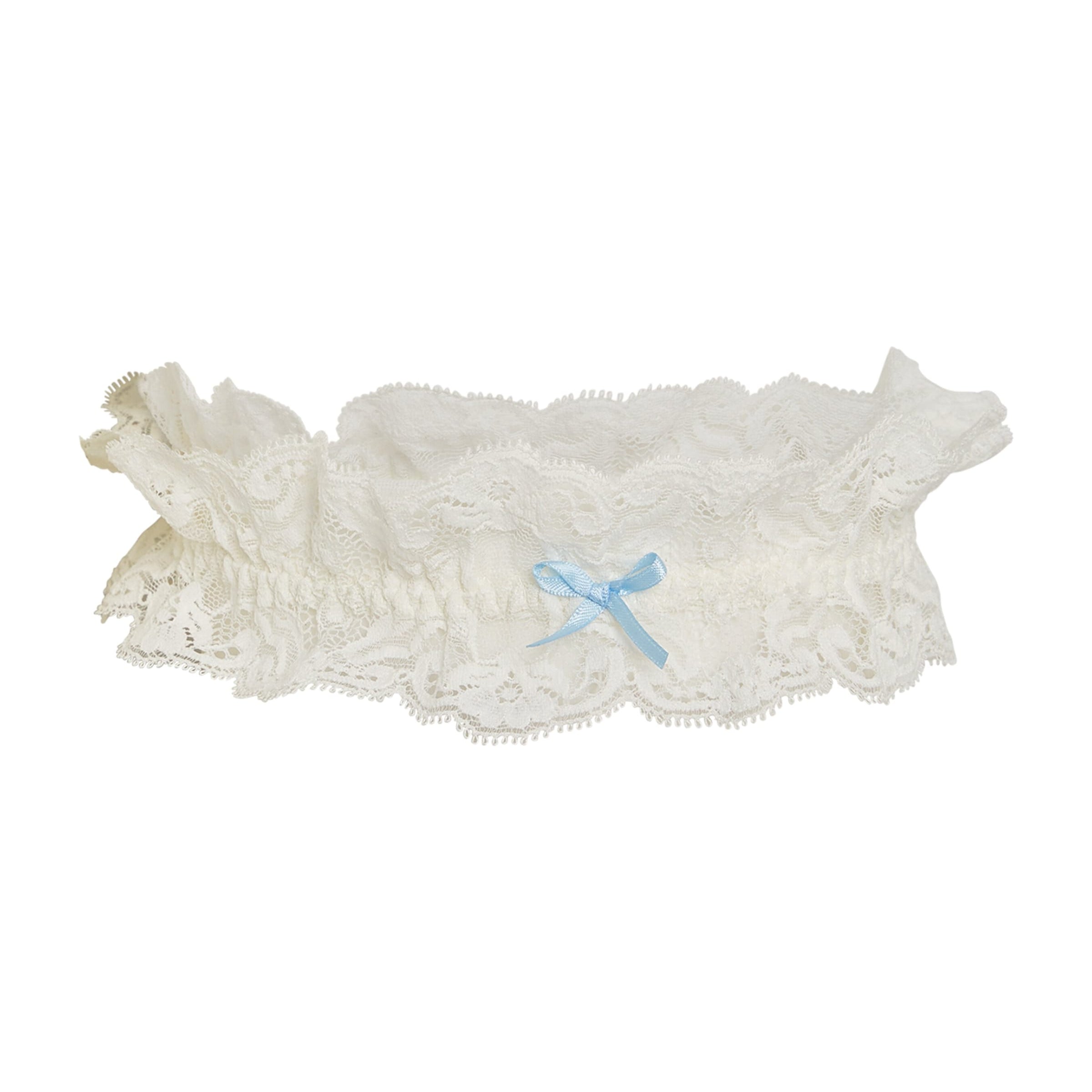 White Kiss of Love Garter