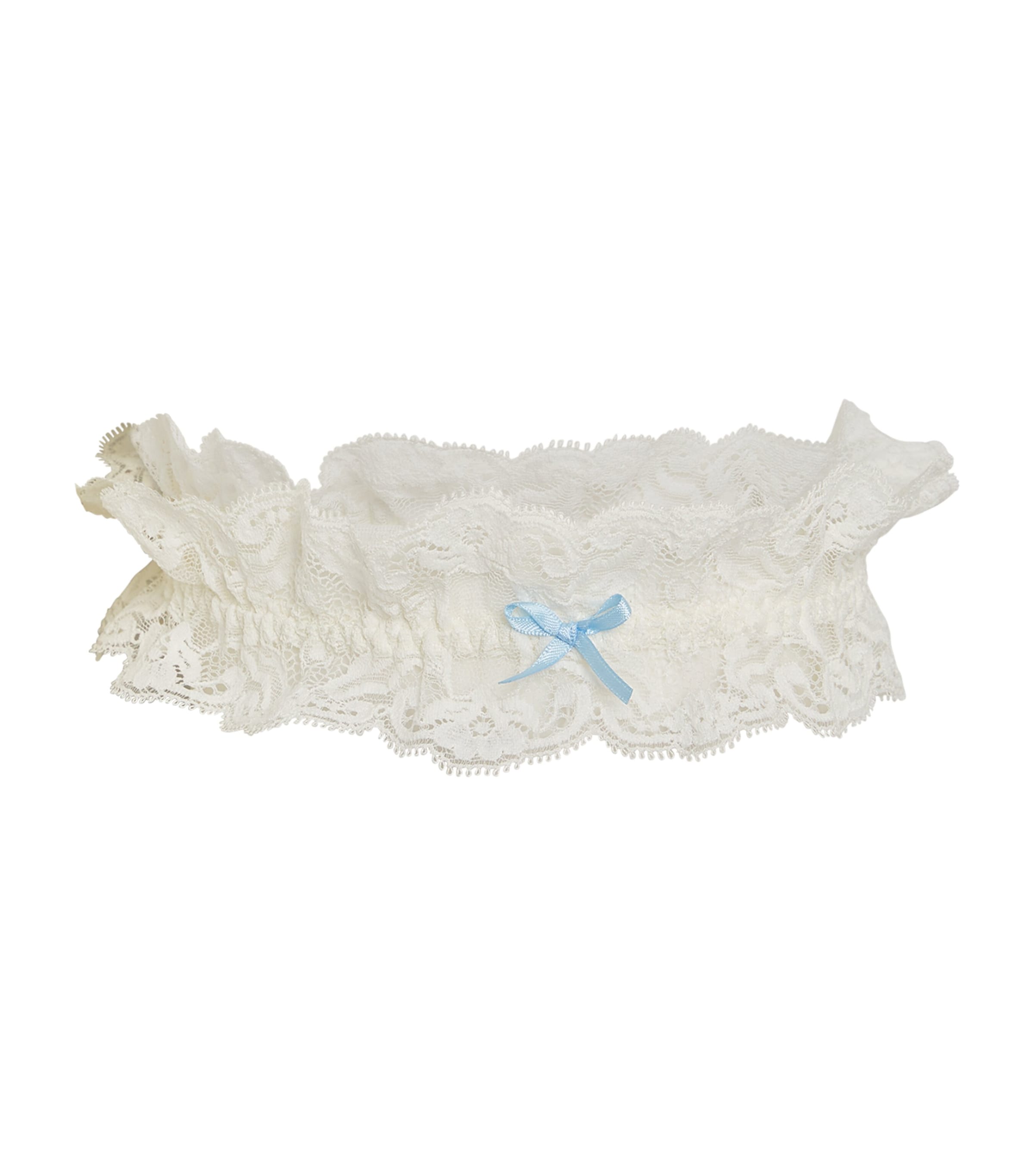White Kiss of Love Garter