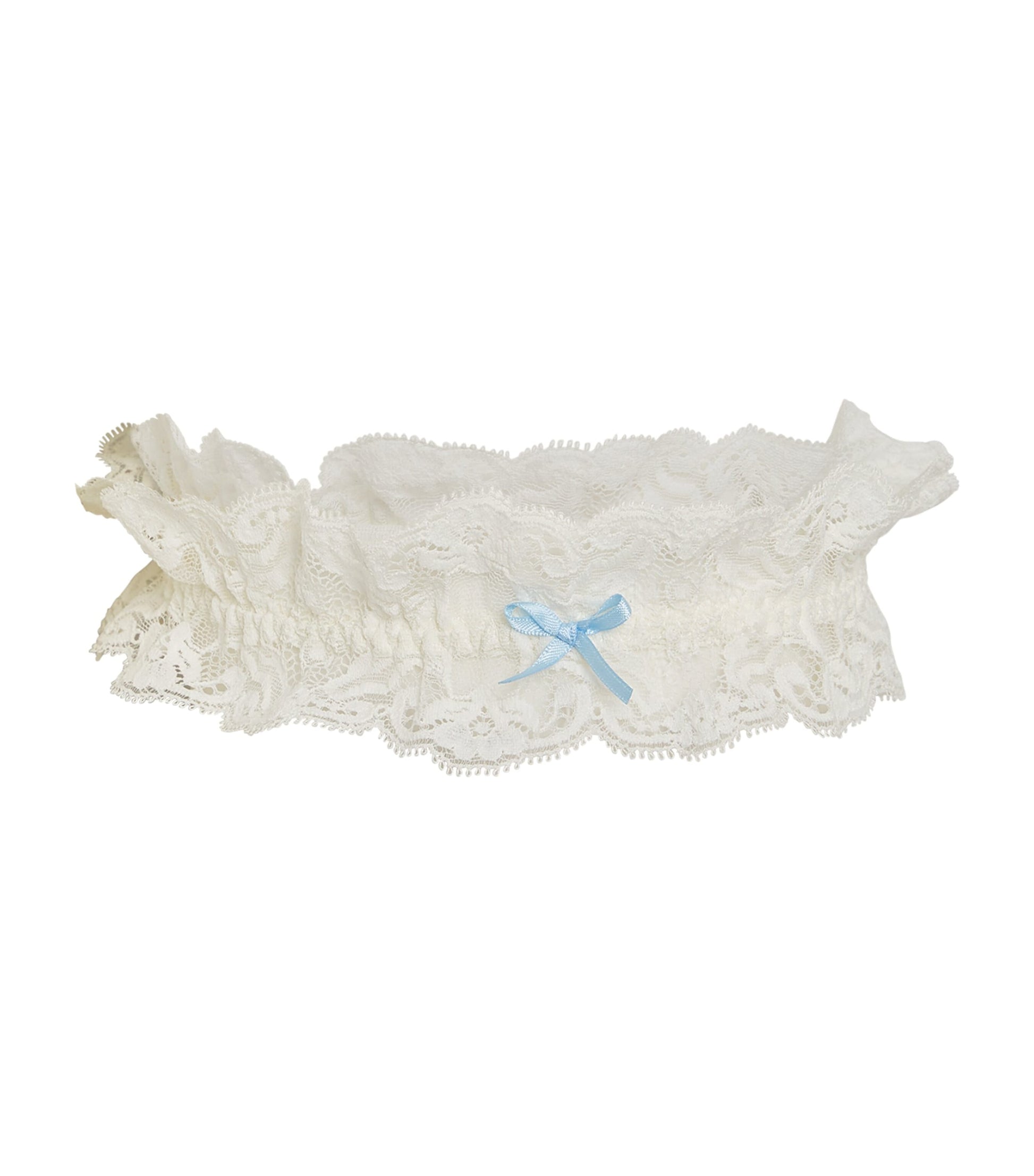 White Kiss of Love Garter
