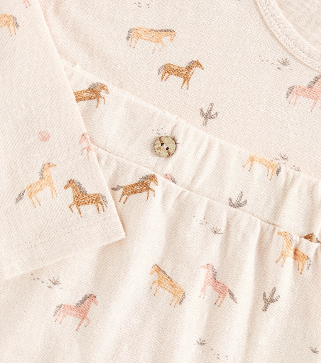 Rylee + Cru - Baby printed cotton top and pants set