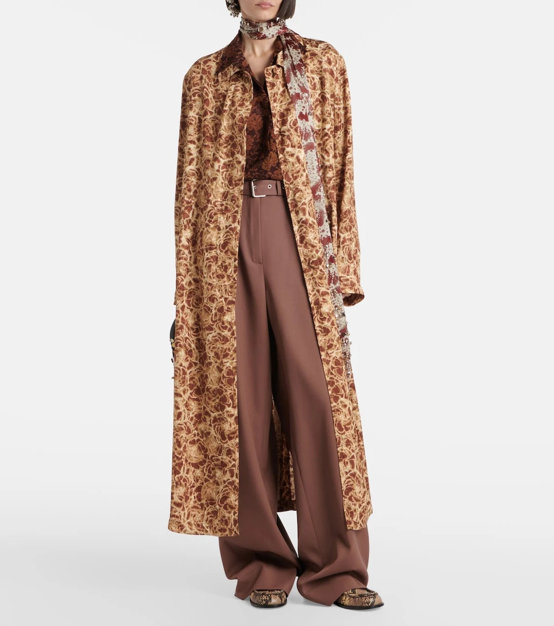 Dries Van Noten - Leopard-print coat