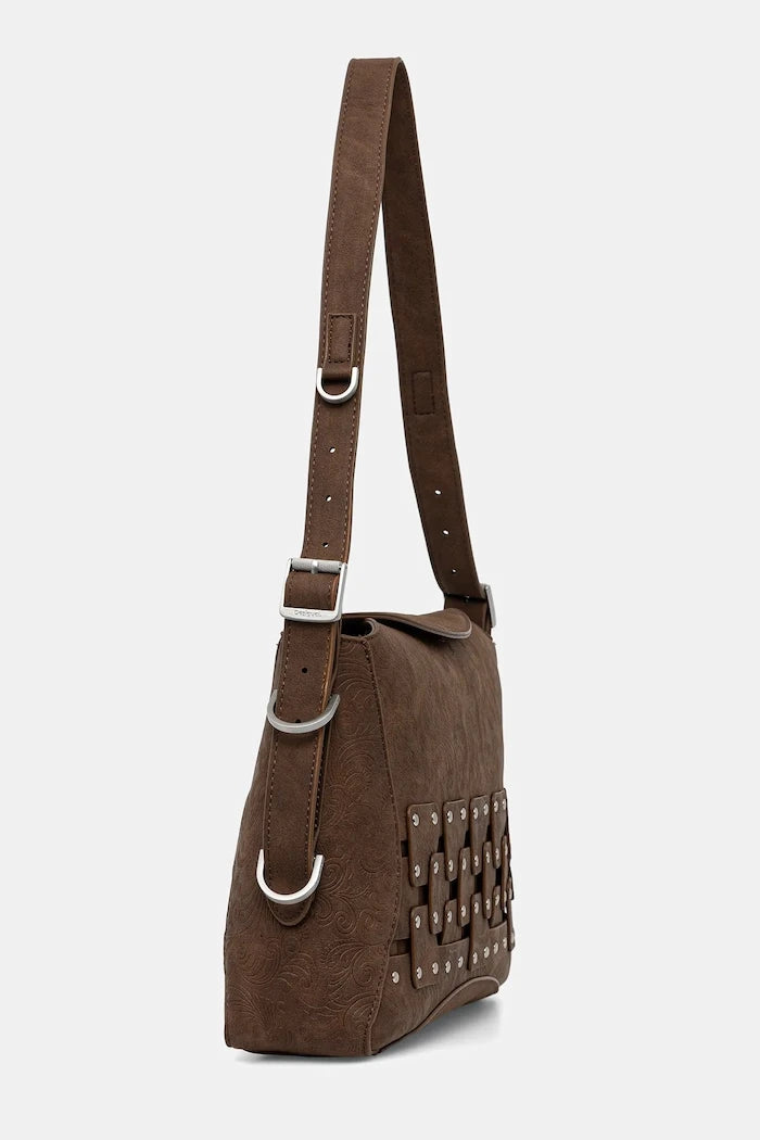 Чанта Desigual NEW PATCH 2 CHOCO