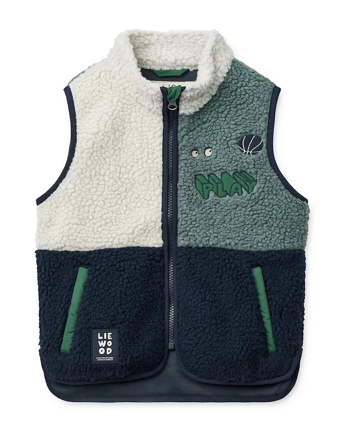 Liewood Çocuklar için Polar Yelek Vada Pile Vest