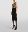 Dolce & Gabbana Multi Leopard Print Bustier Top