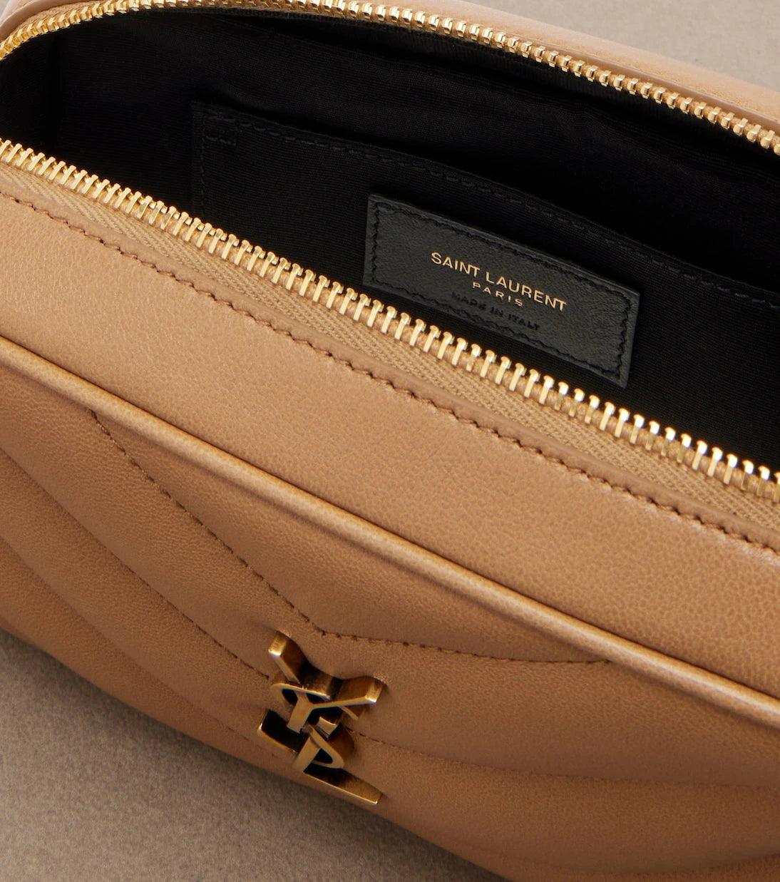 Saint Laurent - Loulou Mini quilted leather camera bag