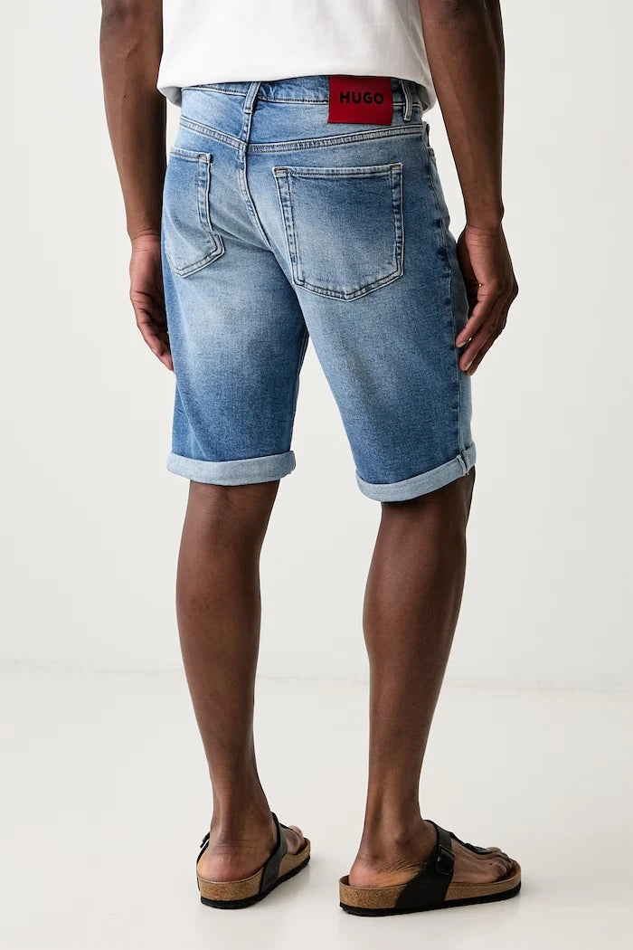 HUGO erkek denim şort HUGO 634/S