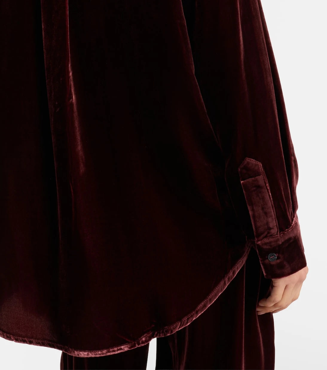 Asceno - London velvet shirt