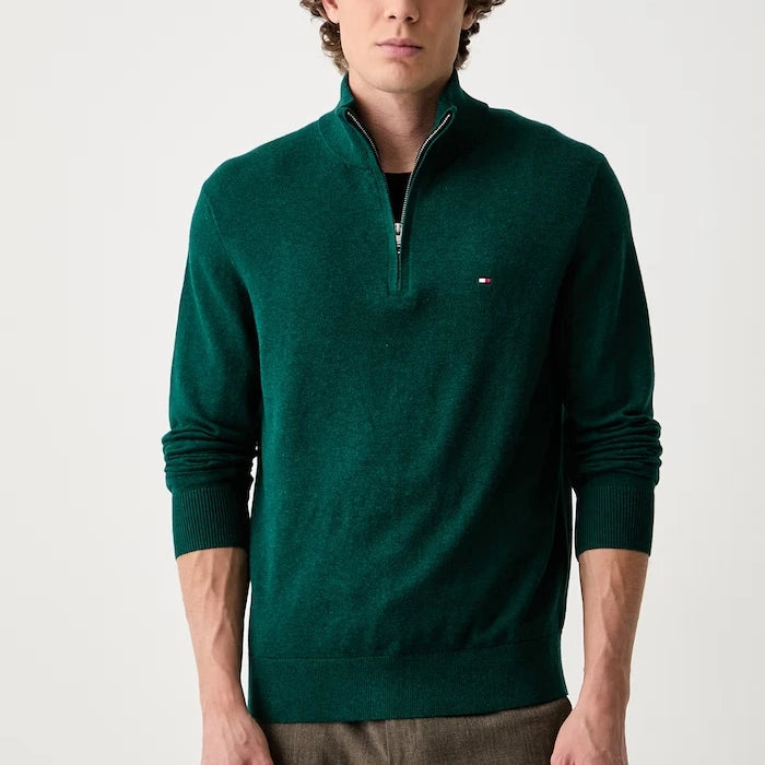 Tommy Hilfiger erkek kaşmir karışımlı kazak