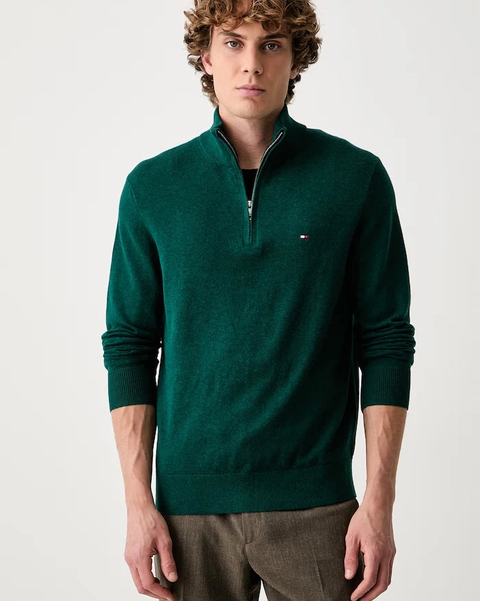 Tommy Hilfiger erkek kaşmir karışımlı kazak