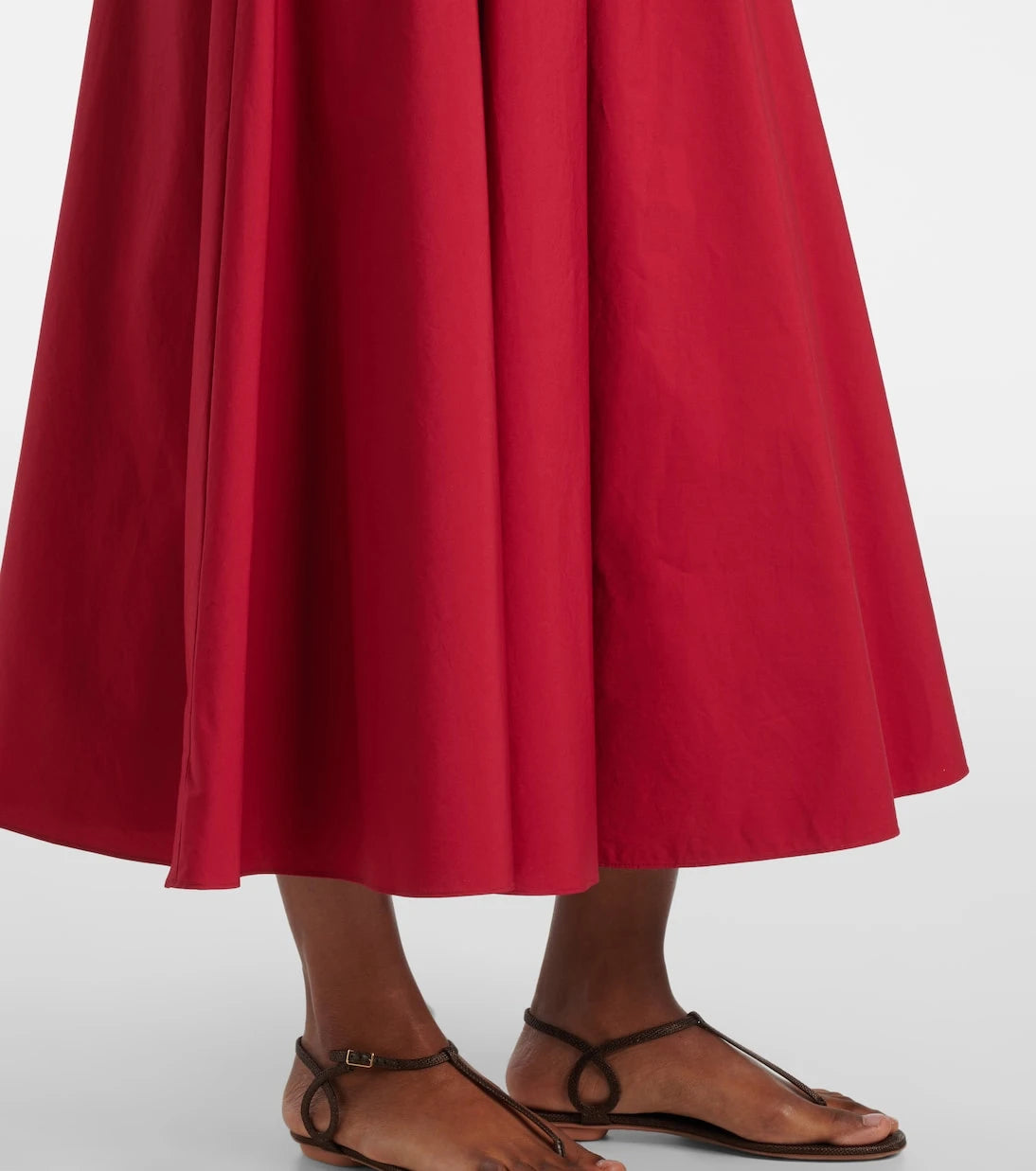 Roland Mouret - Cotton poplin midi dress