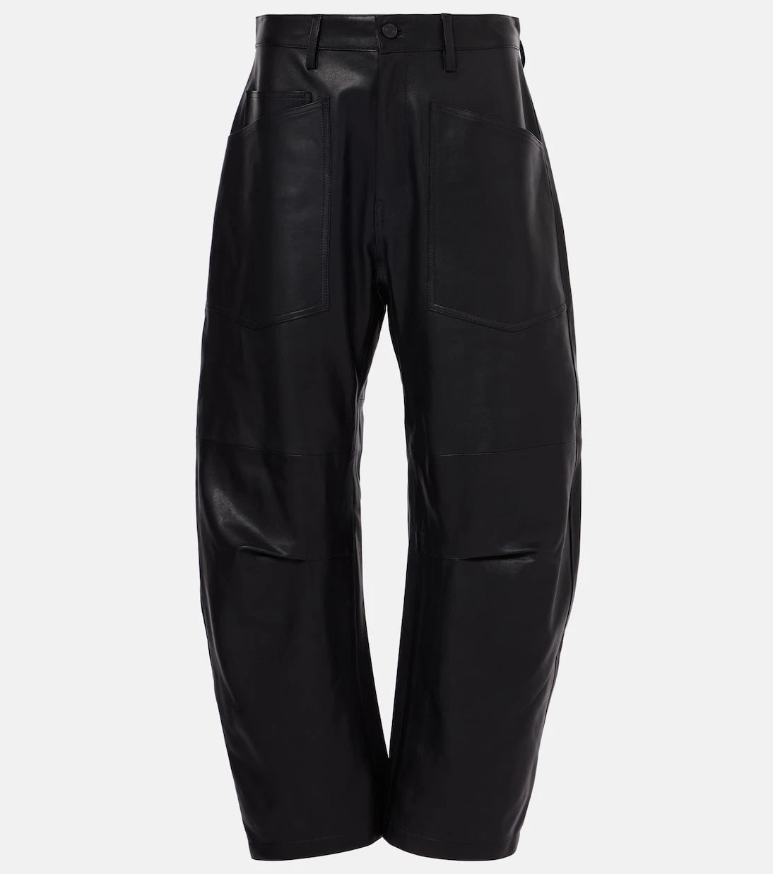 Nili Lotan - Shon leather barrel-leg pants