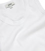 AGOLDE White Ribbed Poppy Tank Top