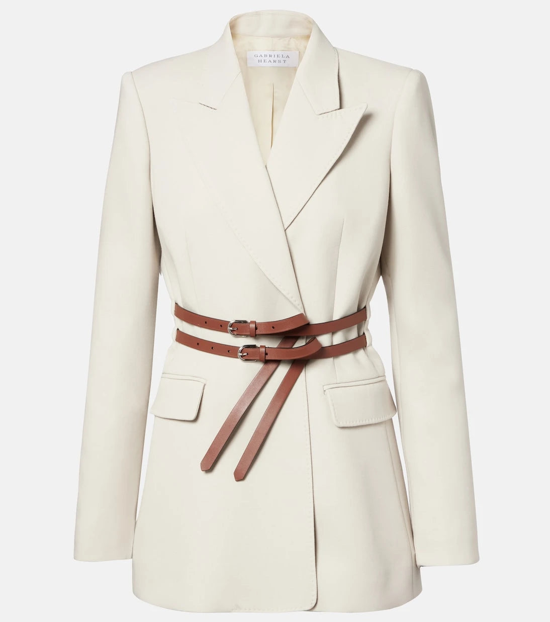 Gabriela Hearst - Belted wool blazer