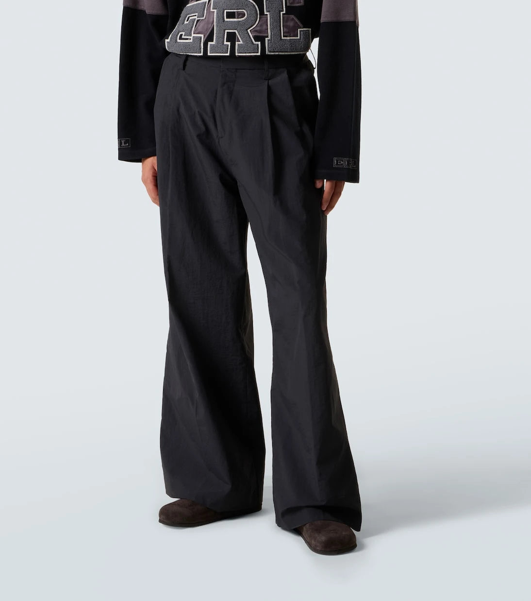 ERL - Pleated wide-leg pants