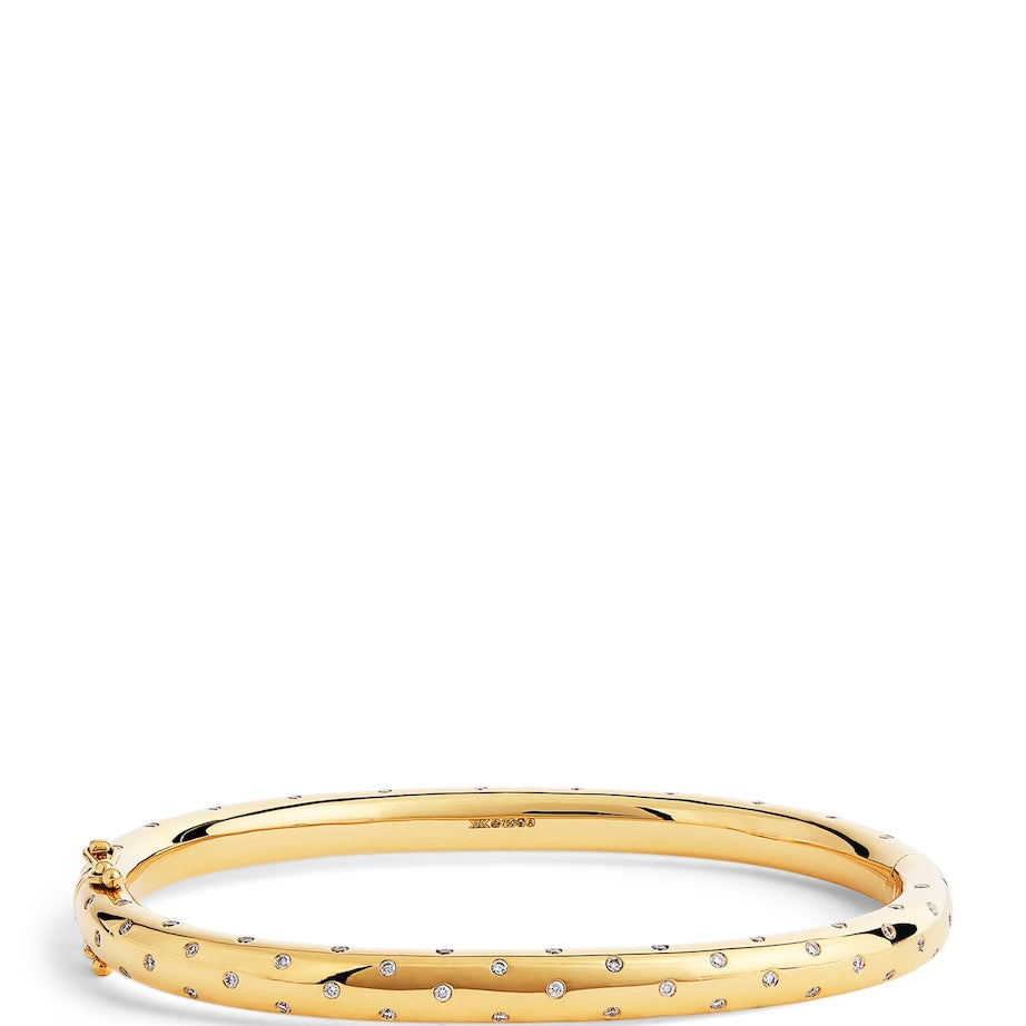 Yellow Gold and Diamond Cosmo Orion Bangle