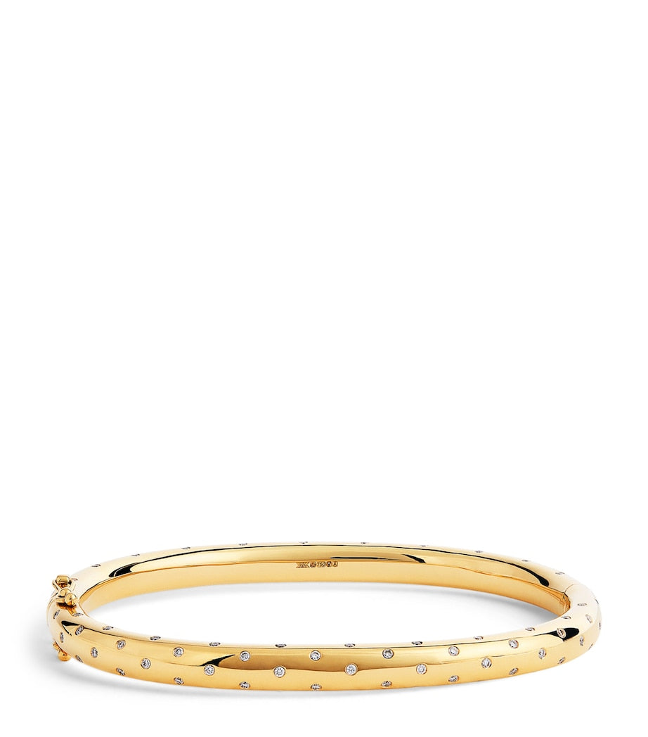 Yellow Gold and Diamond Cosmo Orion Bangle