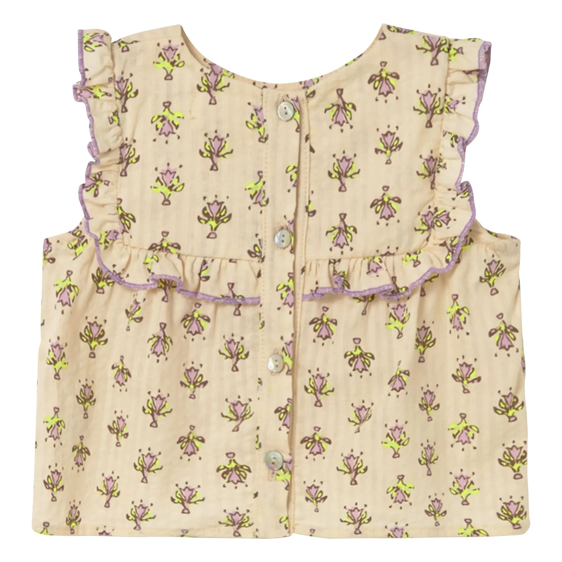 Cozmo - Ari Fleuri Organic Cotton Top | Lavender