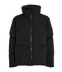 Black Lawrence Puffer Jacket