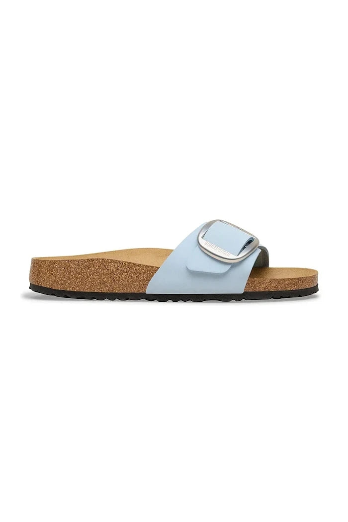 Birkenstock чехли дамски от кожа Madrid Big Buckle
