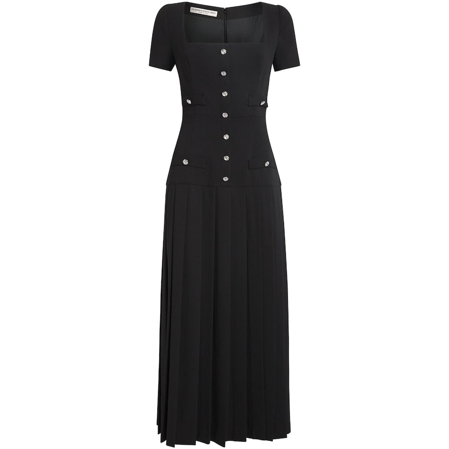 Virgin Wool Midi Dress