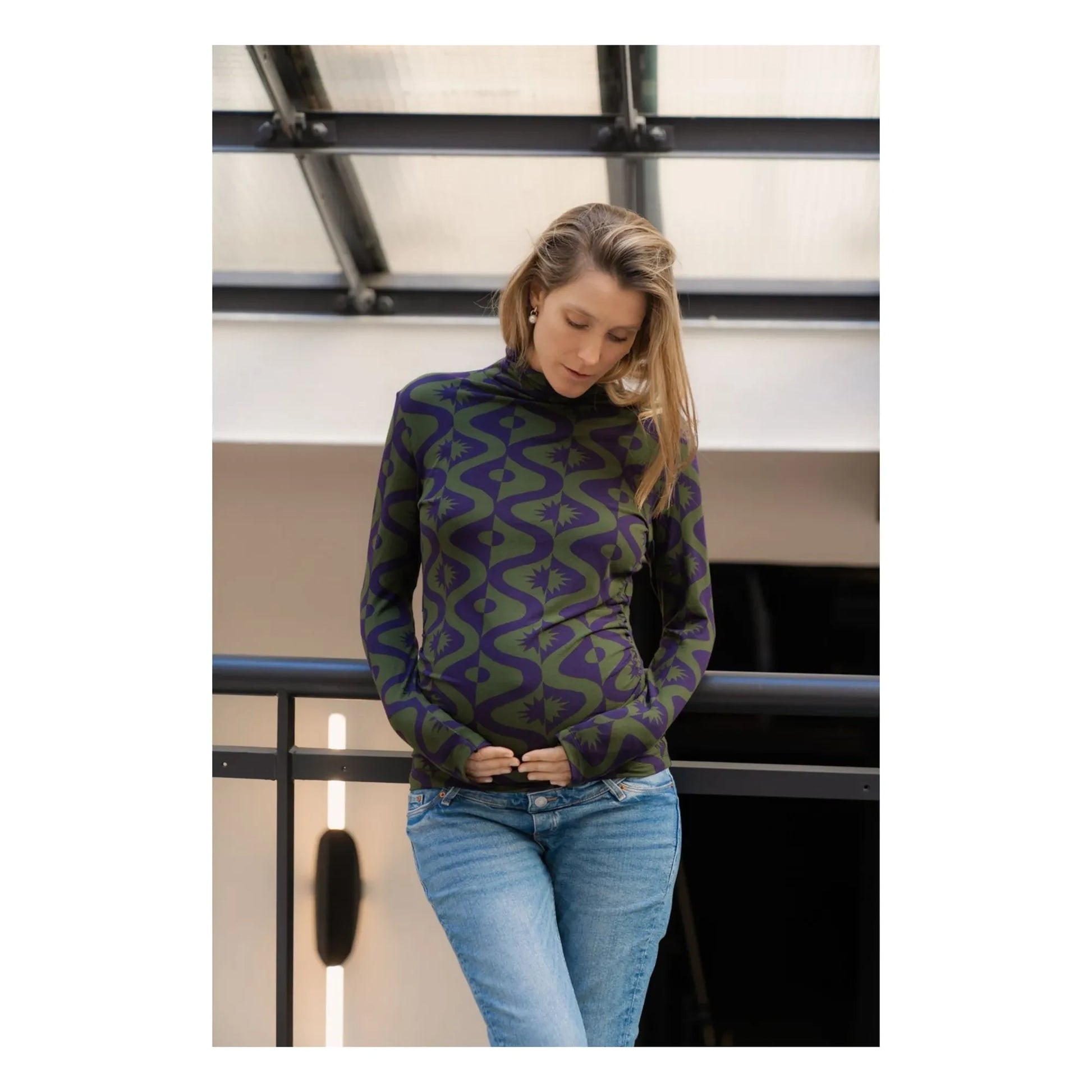 Paloma Collection - Mathilda Full Moon Pregnancy Top | Purple