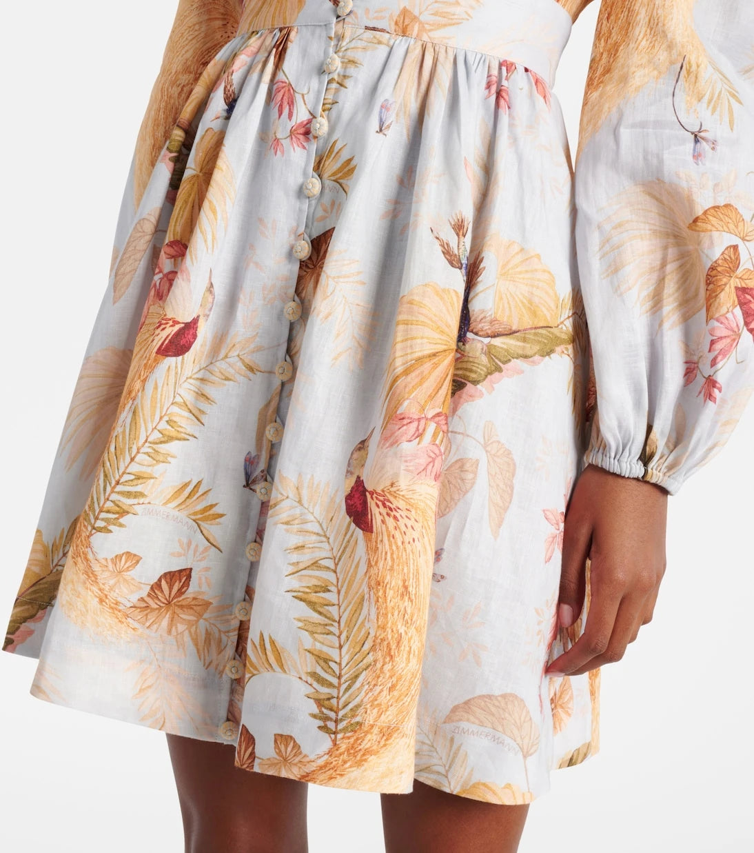 Zimmermann - Ascension floral linen minidress