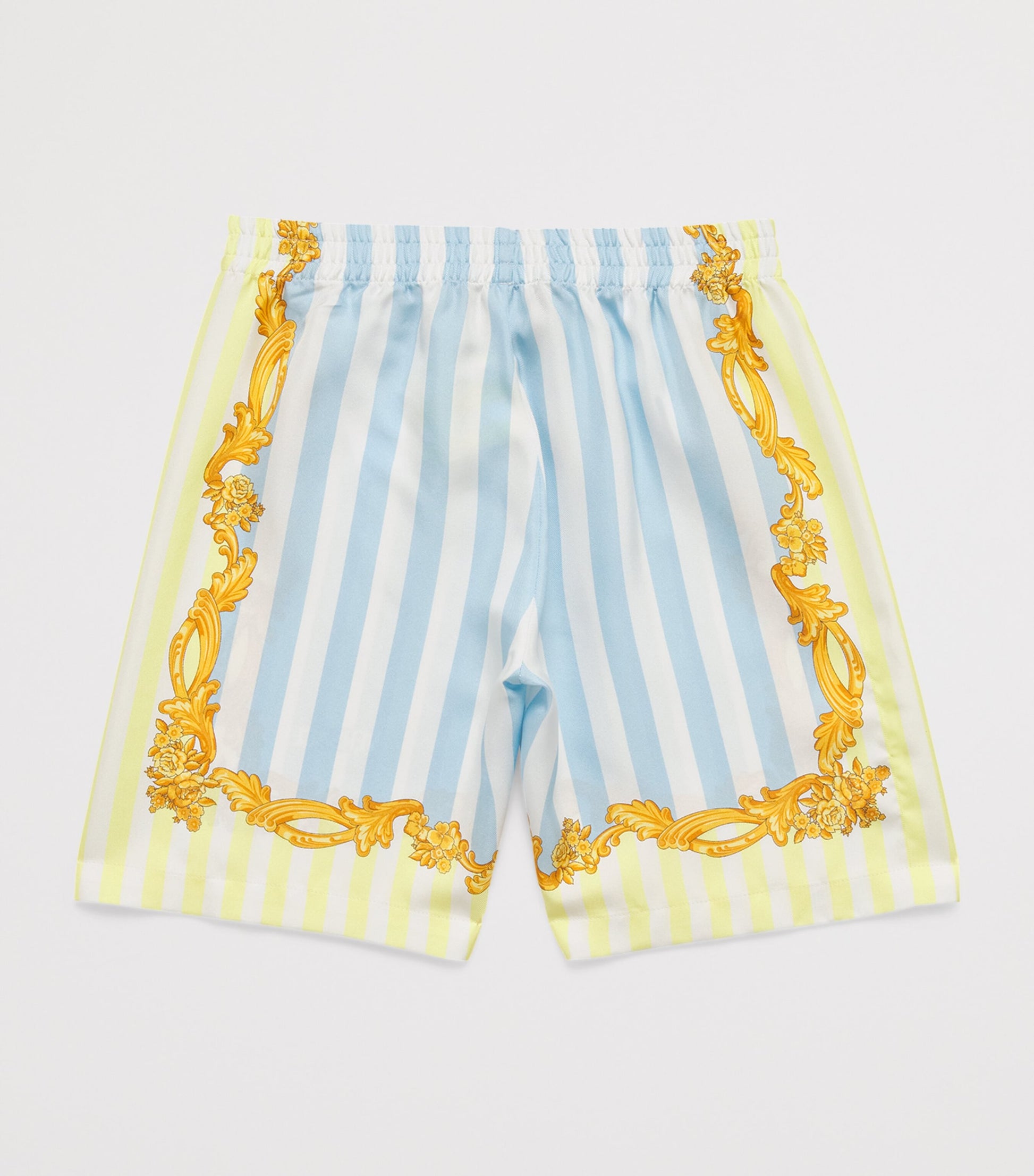 Versace Kids Silk Barocco Pinstripe Shorts (1-5 Years)