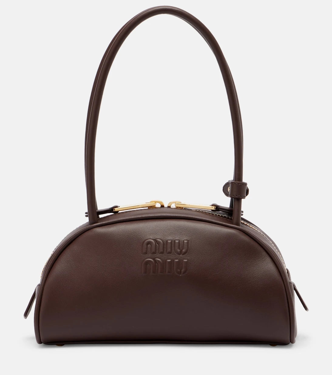 Miu Miu - Beau Small leather bowling bag