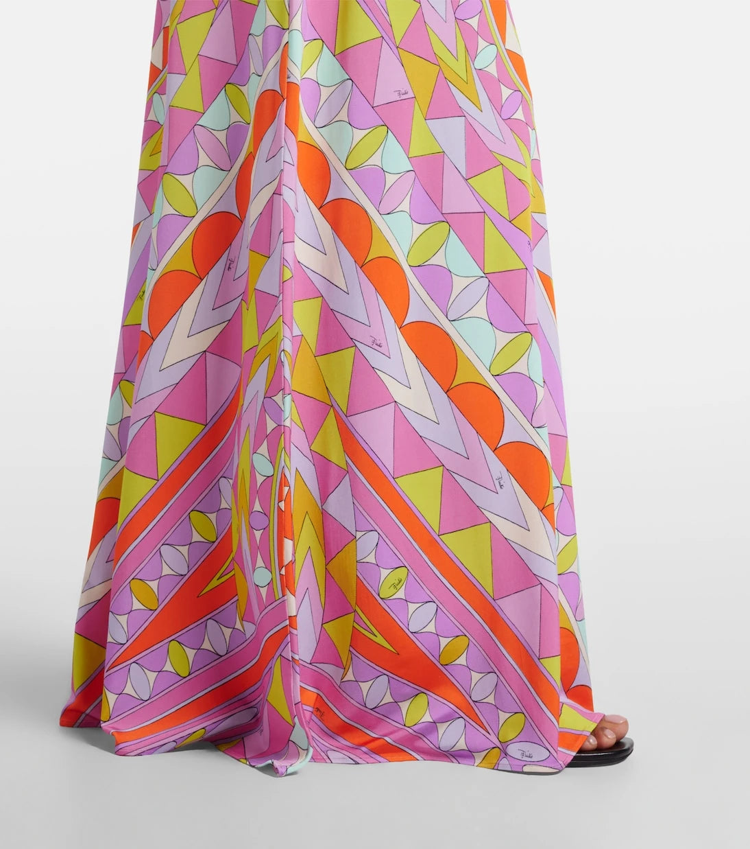 Pucci - Manuba jersey satin maxi skirt
