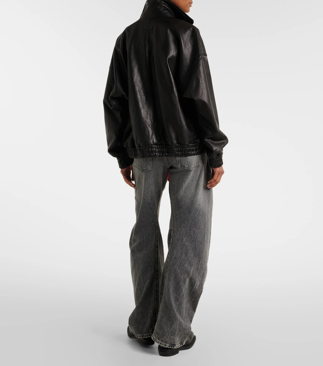 Acne Studios - جينز بقصة ساق واسعة وخصر منخفض 2006