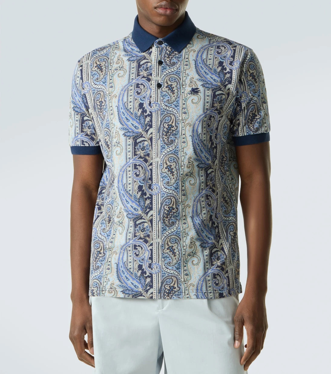 Etro - Paisley cotton polo shirt