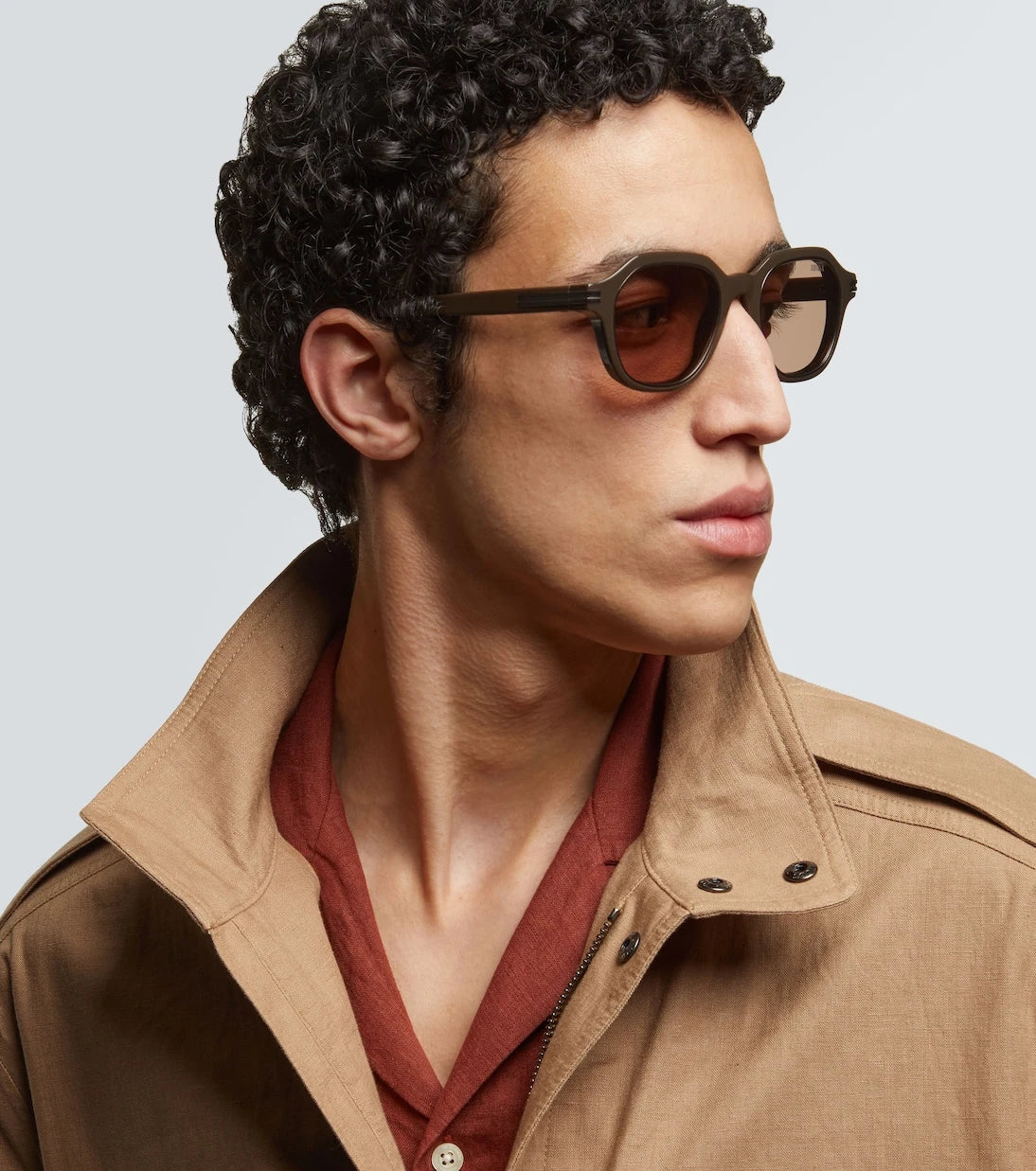 Zegna - نظارة شمسية دائرية