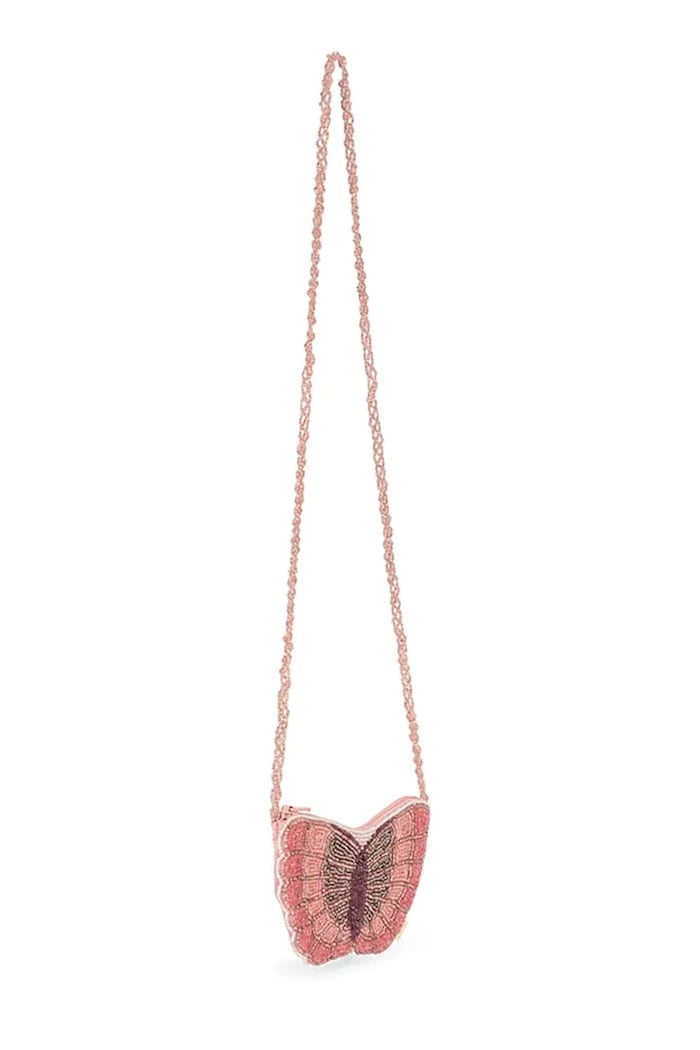 Konges Sløjd çocuklar için crossbody çanta BUTTERFLY BEADED BAG