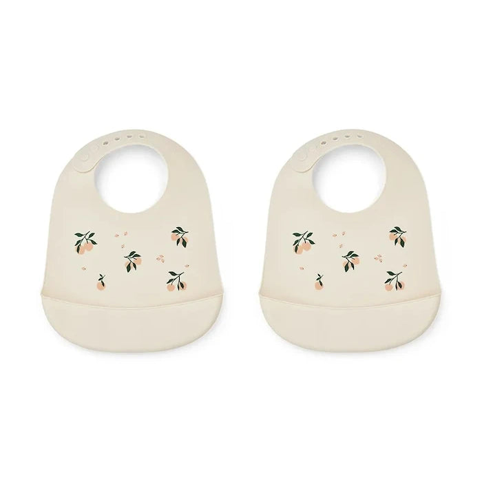 Бебешки лигавник Liewood Tilda Printed Silicone Bib (2 броя)