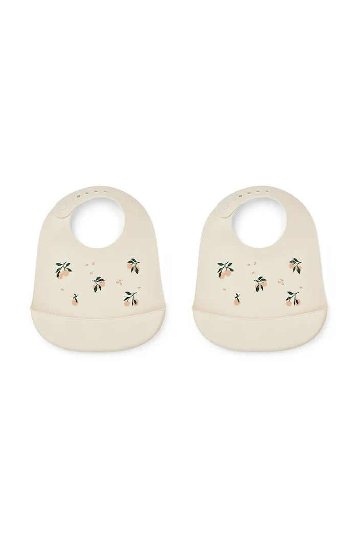 Бебешки лигавник Liewood Tilda Printed Silicone Bib (2 броя)