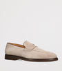 Suede Penny Loafers