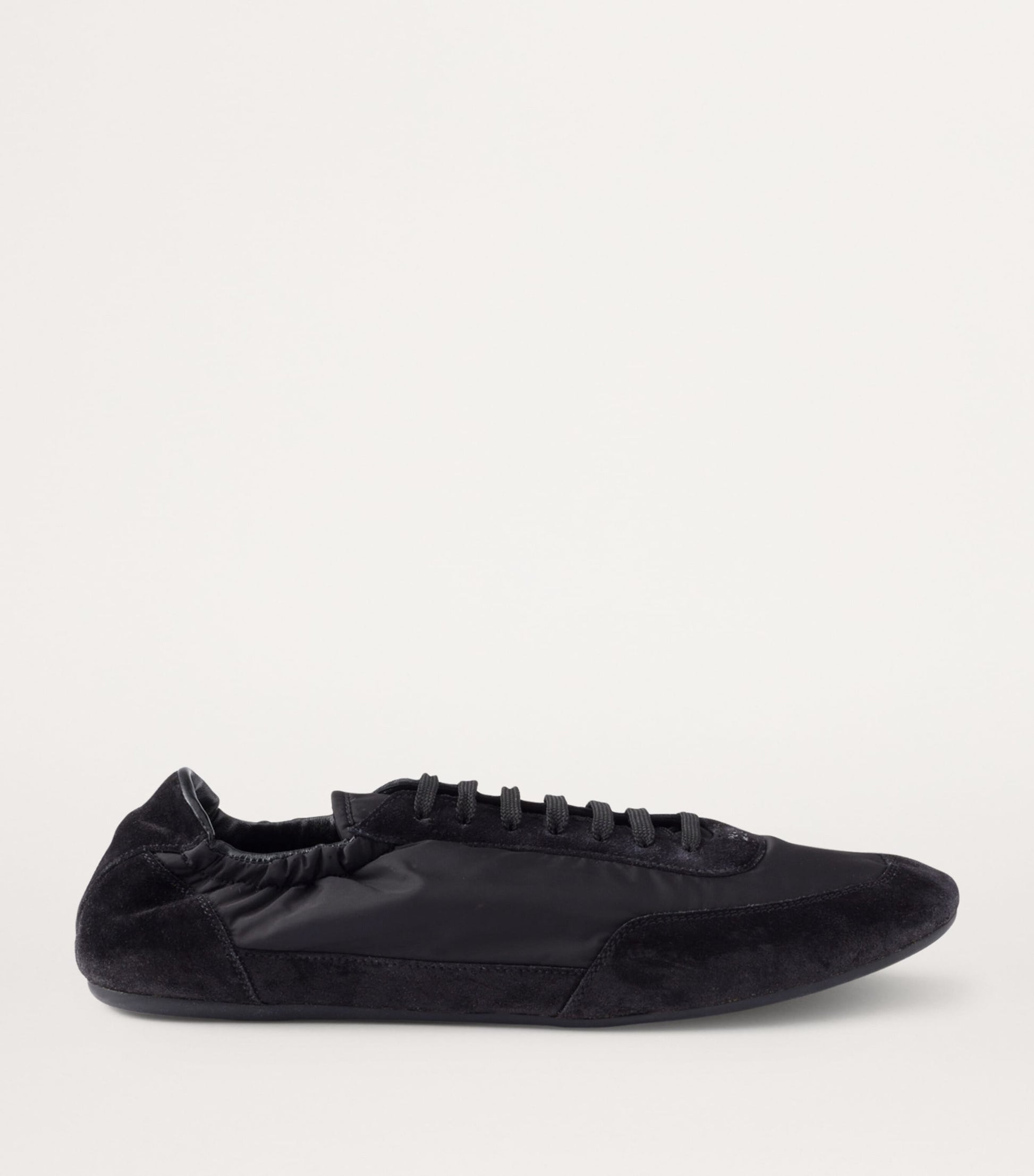 Prada Black Re-Nylon-Suede Sneakers
