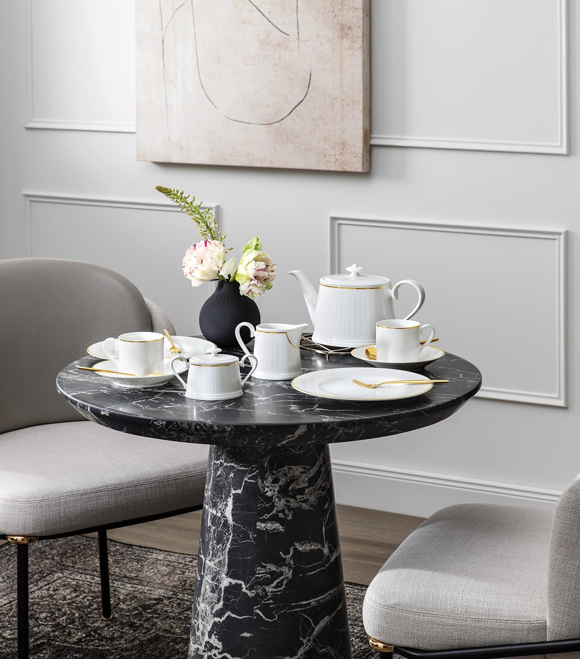 Bone Porcelain ChÃ¢teau Septfontaines Sugar Bowl