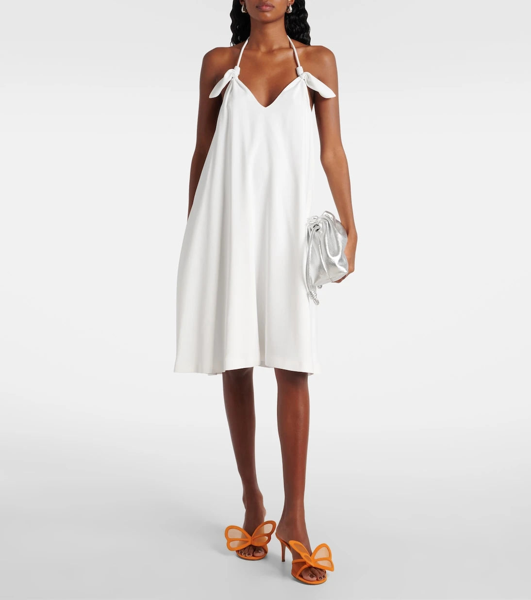 Gianvito Rossi - Ilia suede-trimmed mesh mules