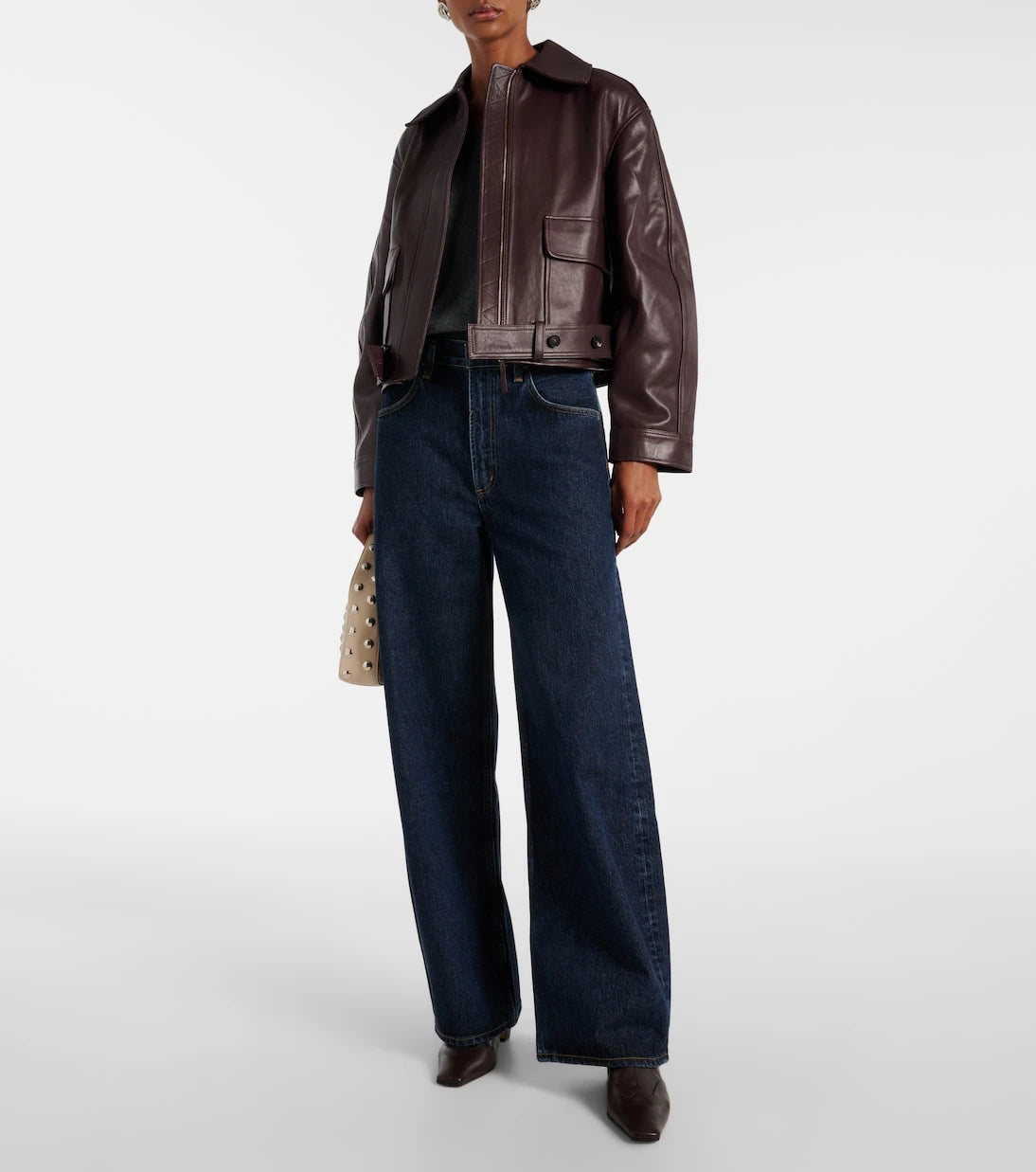 Agolde - Low Curve mid-rise barrel-leg jeans