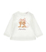 Monnalisa Cotton Puppy T-Shirt (6-36 Months)