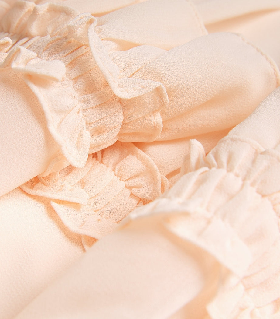 Needle & Thread Pink Georgette Emilia Dress (4-12 Years)