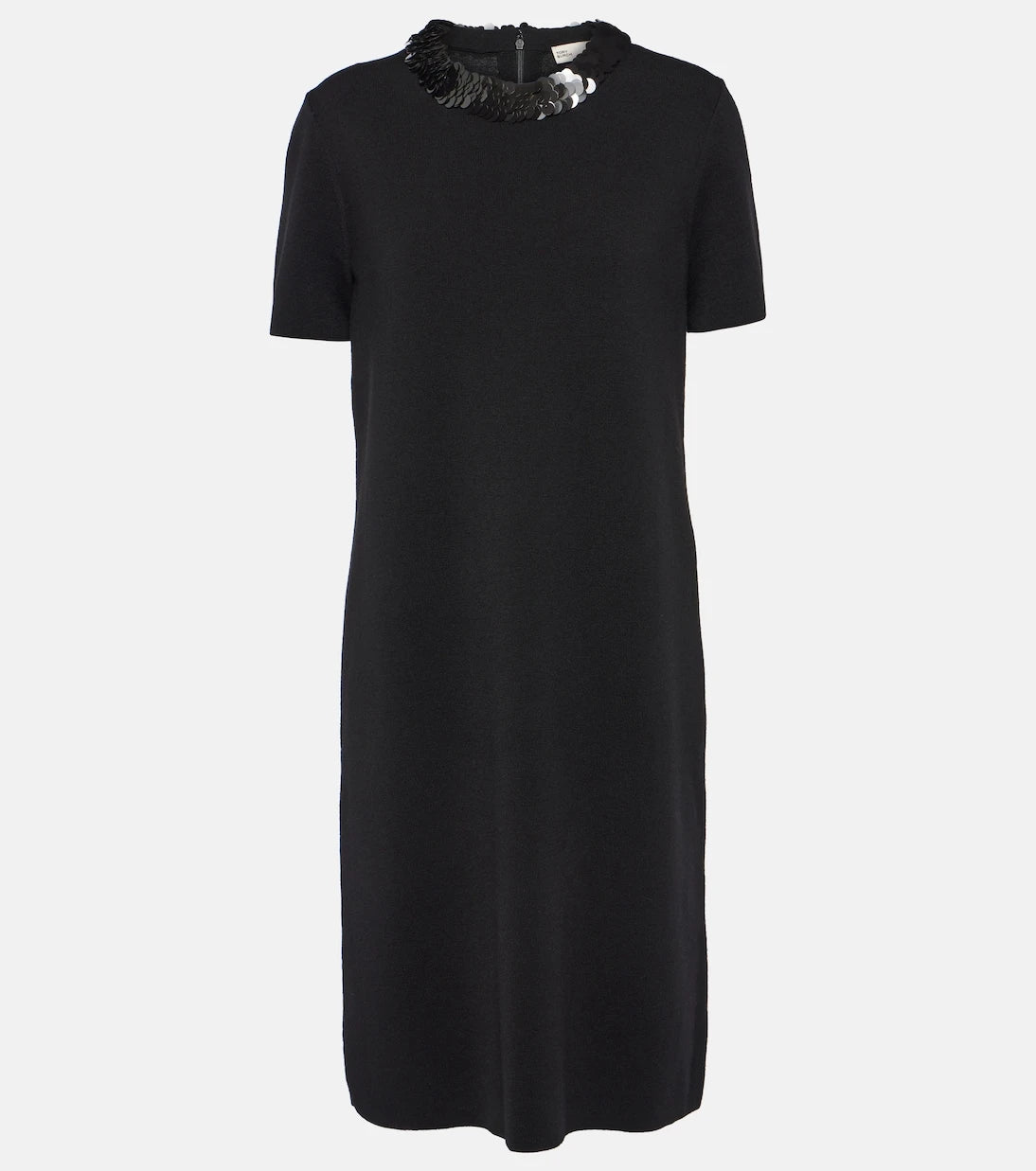 Tory Burch - Sequined wool-blend midi dress